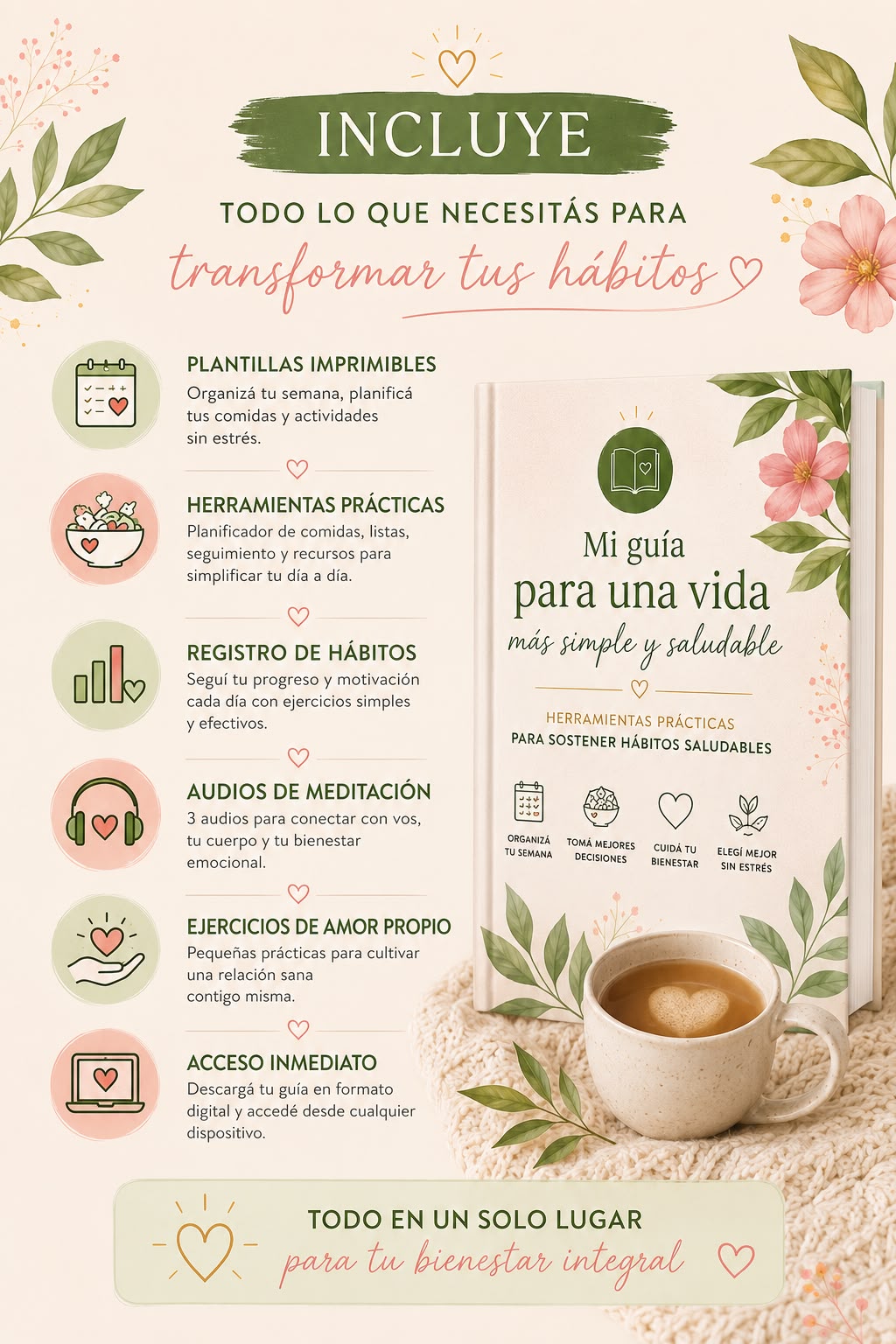 HABITOS QUE NUTREN tu guía para sostener una alimentación saludable